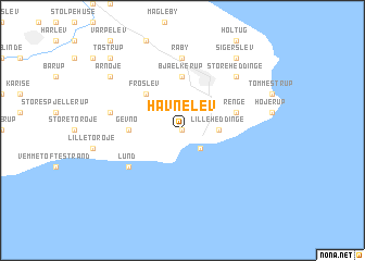 map of Havnelev