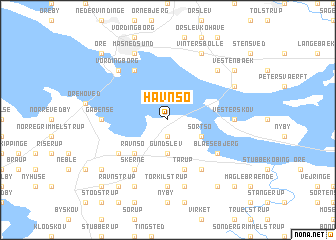 map of Havnsø