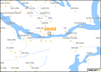 map of Havrå