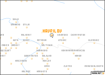 map of Havrilov