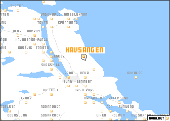 map of Havsängen