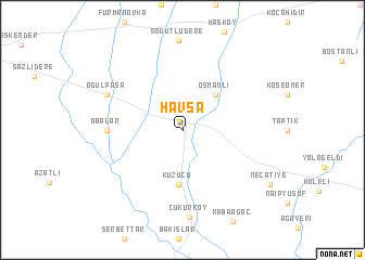 map of Havsa