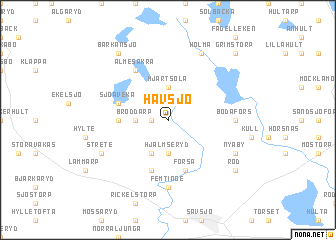 map of Havsjö