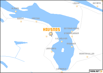 map of Havsnäs