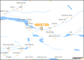 map of Havstad