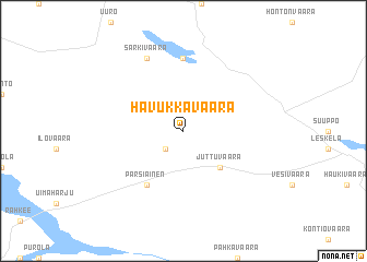 map of Havukkavaara