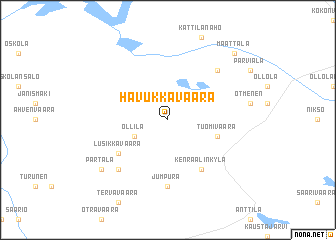 map of Havukkavaara