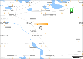 map of Havukka