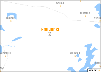 map of Havumäki