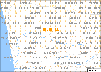 map of Havunile