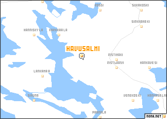 map of Havusalmi
