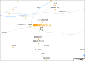 map of Havuskylä