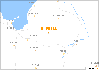 map of Havutlu