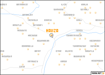 map of Havza