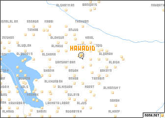 map of Ḩawādid