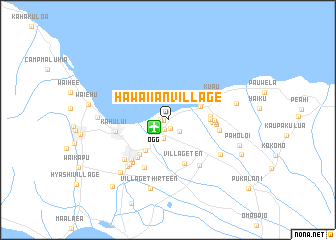 map of Hawaiian Village