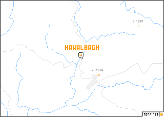 map of Hawālbāgh