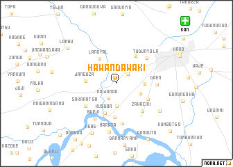 map of Hawan Dawaki