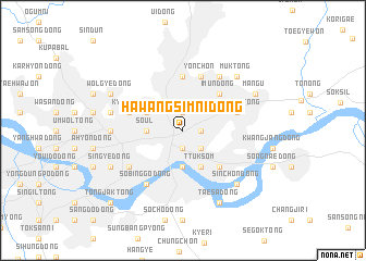 map of Hawangsimni-dong