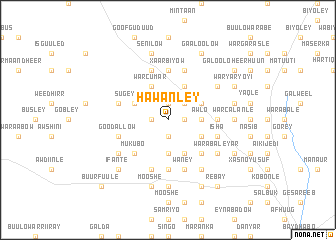 map of Hawanley