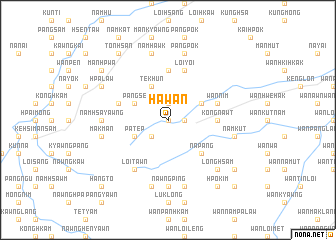 map of Ha-wan