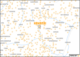 map of Hawārai