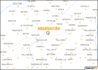 map of Ḩawāshīyah