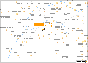 map of Hawb al Waqī‘