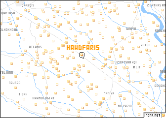 map of Ḩawḑ Fāris