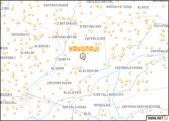 map of Ḩawḑ Najī‘