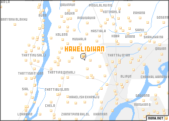 map of Haweli Dīwān