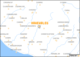 map of Hawewaled
