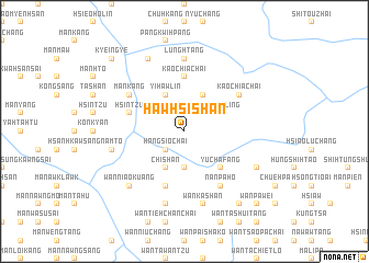 map of Hawhsishan