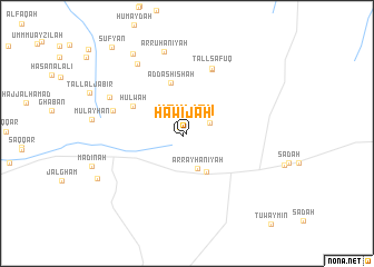 map of Ḩawījah