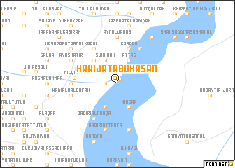 map of Ḩawījat Abū Ḩasan