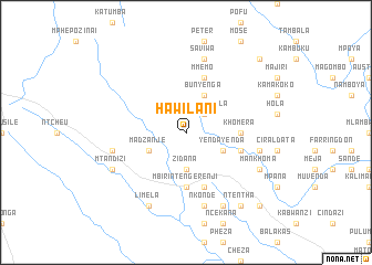 map of Hawilani