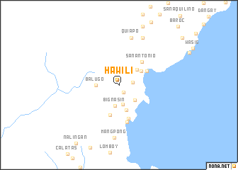 map of Hawili