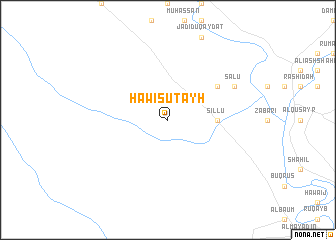 map of Ḩāwī Suţayḩ
