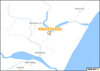 map of Hawkeswood