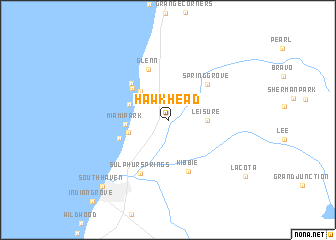 map of Hawkhead