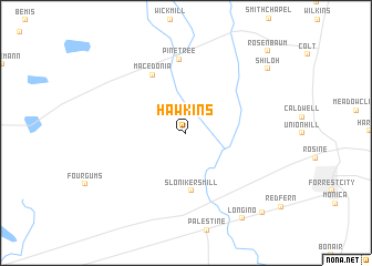 map of Hawkins