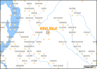 map of Hawlawji