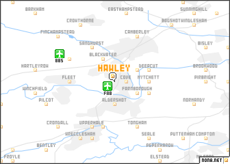 map of Hawley