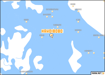 map of Hawoibobo