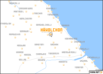 map of Hawŏlch\