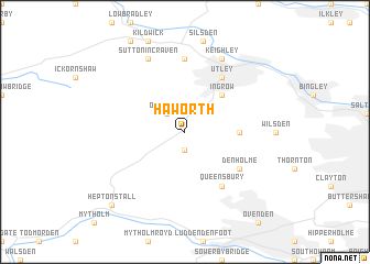 map of Haworth