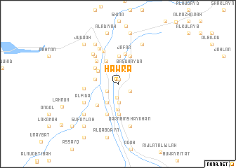 map of Ḩawrāʼ