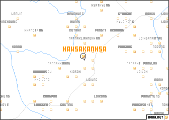 map of Haw Sakanhsa