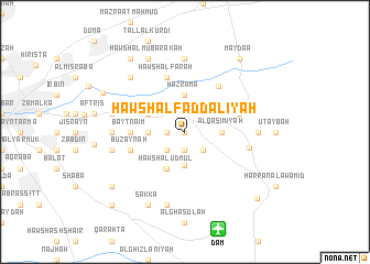 map of Ḩawsh al Faḑḑālīyah