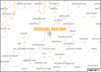 map of Ḩawsh al Ḩarīmah